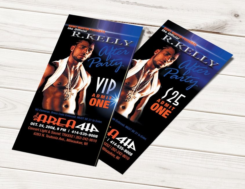 R Kelly Concert Ticket Design R Kelly Concert Ticket Design
